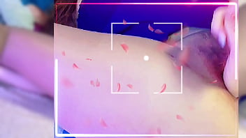 Dildo penetration through tan pantyhose and squirt