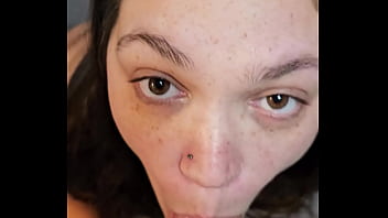 Latina brunette zoey b blowjob naked boobs