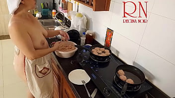 Nudist housewife regina noir cooks at the kitchen naked maid naked housewife full video
