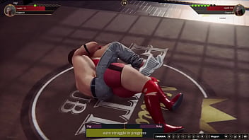 Gigi vs ruby nf3d mixed mma combat ring maledom