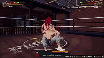 Gigi vs ruby nf3d mixed mma combat ring maledom