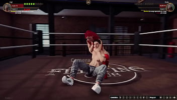 Gigi vs ruby nf3d mixed mma combat ring maledom