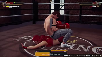 Gigi vs ruby nf3d mixed mma combat ring maledom