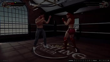 Gigi vs ruby nf3d mixed mma combat ring maledom