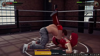 Gigi vs ruby nf3d mixed mma combat ring maledom
