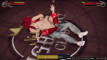 Gigi vs ruby nf3d mixed mma combat ring maledom
