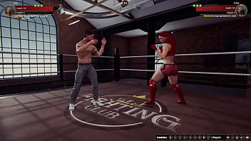 Gigi vs ruby nf3d mixed mma combat ring maledom