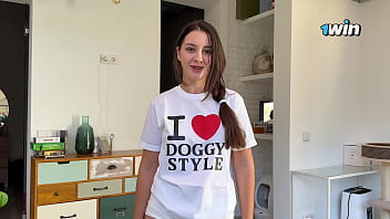 I Seduced My Step Sis When She Wearing "i Love Doggystyle" T Shirt And Missionary Cum Inside Her thumbnail