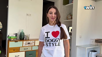 I seduced my step sis when she wearing "i love doggystyle" t shirt and missionary cum inside her I seduced my step sis when she wearing "i love doggystyle" t shirt and missionary cum inside her