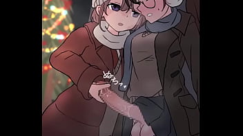 Polla tgirl gotea semen navideño uwu