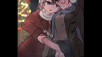 Polla tgirl gotea semen navideño uwu