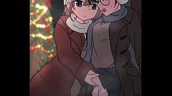 Polla tgirl gotea semen navideño uwu