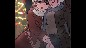 Polla tgirl gotea semen navideño uwu