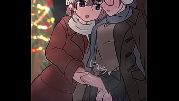 Polla tgirl gotea semen navideño uwu