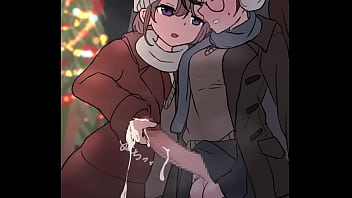 Polla tgirl gotea semen navideño uwu