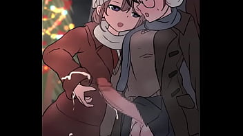 Polla tgirl gotea semen navideño uwu