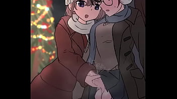 Polla tgirl gotea semen navideño uwu