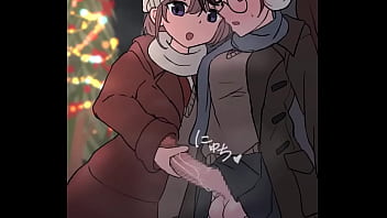 Polla tgirl gotea semen navideño uwu