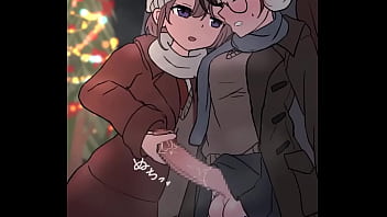 Polla tgirl gotea semen navideño uwu