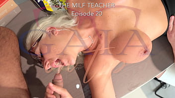 445 milf teacher threesome 3some mmf pissing double penetration