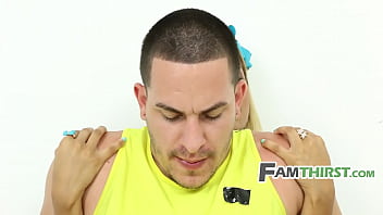 Ally berry seduces stepbro trying to retain semen