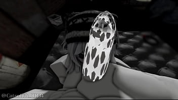 Horny girl sucks the cum off right after making me finish~ pt 4