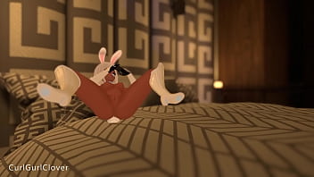 Bunny girl masturbates in vr vrchat porn
