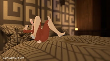 Bunny girl masturbates in vr vrchat porn