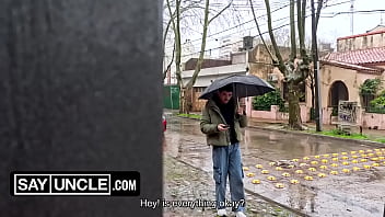 Wet and harry's rainy day adventure turns into a steamy night of gay passion