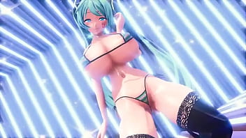 Miku loves to show her body to you