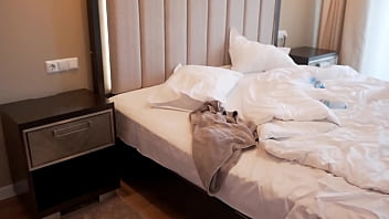 Hotel manager needs to clean client’s dick to keep her job