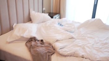 Hotel manager needs to clean client’s dick to keep her job