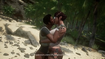 The soldier and the curvy dominant captain