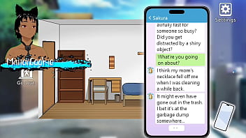 Delivery hot delivering packages and meeting sakura who likes to work out and protein like cum