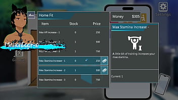 Delivery hot delivering packages and meeting sakura who likes to work out and protein like cum