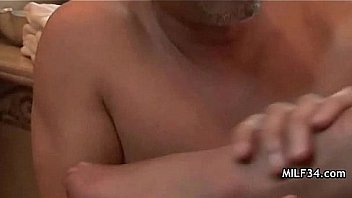 Horny milf fucks a cock and the bed