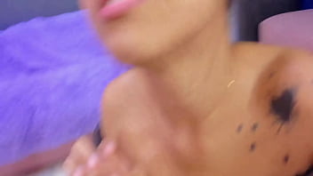 Two horny friends share a huge cock deep blowjobs