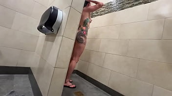 Bigmax8inch redheadtightgirl steam moans and a ruthless creampie in a filthy truck stop shower full video in th