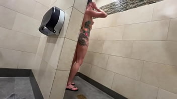 Bigmax8inch redheadtightgirl steam moans and a ruthless creampie in a filthy truck stop shower full video in th