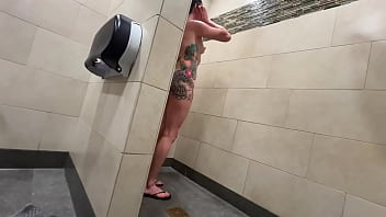 Bigmax8inch redheadtightgirl steam moans and a ruthless creampie in a filthy truck stop shower full video in th