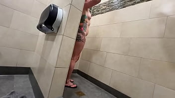 Bigmax8inch redheadtightgirl steam moans and a ruthless creampie in a filthy truck stop shower full video in th