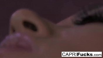 Hot brunette gets banged