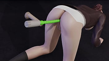 Moaning anal sex and rimjob