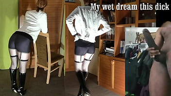 Black shiny leggings