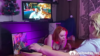 Redhead suks my cock nidely