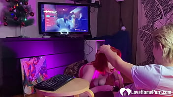 Redhead suks my cock nidely