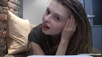 Prettiest solo teen chatting with her fans