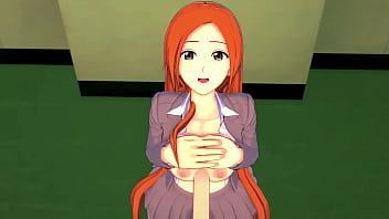 Orihime takes a massive load after class Orihime takes a massive load after class