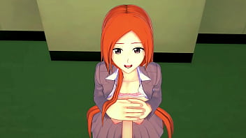 Orihime takes a massive load after class