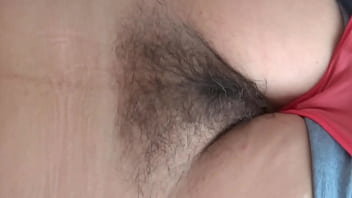 My neighbors are happy jerking off while looking at my hairy pussy they want to fuck me